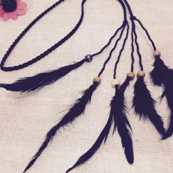 Gorgeous Boho Feather Dreamcatcher Headband - A Must-Have Hair Accessory for the Stylish Woman!