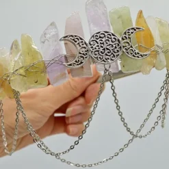 Gorgeous Crystal Crown Headband Tiara Retro Vintage Punk Gothic Rococo Victorian for Weddings Festivals Photoshoots