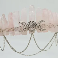 Gorgeous Crystal Crown Headband Tiara Retro Vintage Punk Gothic Rococo Victorian for Weddings Festivals Photoshoots