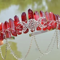 Gorgeous Crystal Crown Headband Tiara Retro Vintage Punk Gothic Rococo Victorian for Weddings Festivals Photoshoots