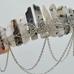 Gorgeous Crystal Crown Headband Tiara Retro Vintage Punk Gothic Rococo Victorian for Weddings Festivals Photoshoots