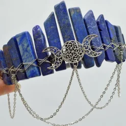 Gorgeous Crystal Crown Headband Tiara Retro Vintage Punk Gothic Rococo Victorian for Weddings Festivals Photoshoots