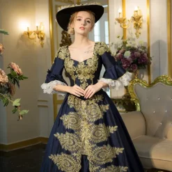 Gothic Rococo Victorian Dress Party Costume Prom Dress Princess Shakespeare Solid Color Ball Gown Fancy Dress Women's Royal Halloween Carnival Valentine's Day Party Evening Party Masquerade Adults'