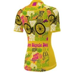 21Grams Women's Short Sleeve Cycling Jersey With 3 Rear Pockets Summer Bicycle Riding Bike Top Breathable Quick Dry Moisture Spandex Polyester Dark Pink Light Green Blushing Pink Mountain Bike MTB