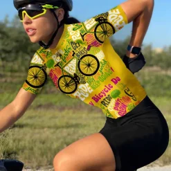 21Grams Women's Short Sleeve Cycling Jersey With 3 Rear Pockets Summer Bicycle Riding Bike Top Breathable Quick Dry Moisture Spandex Polyester Dark Pink Light Green Blushing Pink Mountain Bike MTB