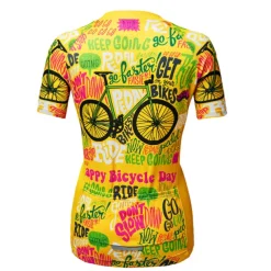 21Grams Women's Short Sleeve Cycling Jersey With 3 Rear Pockets Summer Bicycle Riding Bike Top Breathable Quick Dry Moisture Spandex Polyester Dark Pink Light Green Blushing Pink Mountain Bike MTB