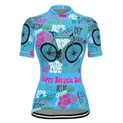 21Grams Women's Short Sleeve Cycling Jersey With 3 Rear Pockets Summer Bicycle Riding Bike Top Breathable Quick Dry Moisture Spandex Polyester Dark Pink Light Green Blushing Pink Mountain Bike MTB