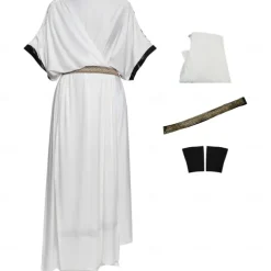 Greek Gods Halloween Cosplay Costume Robe Vintage Inspired Adults' Men's Carnival Masquerade Party Masquerade Easy Halloween Costumes Dress Up