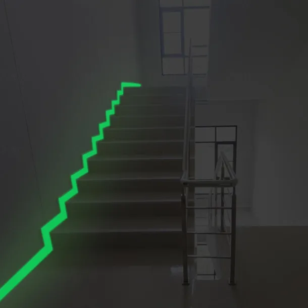 Green Light Blue Light Luminous Tape Self-Adhesive Fluorescent Tape Home Decoration Halloween Decoration Tap