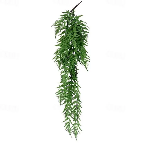 Green Plant Persian Leaf Wall Hanging Wedding Bar Restaurant Wall Decoration Materials Simulation Hanging Plants,Fake Flowers For Wedding Arch Garden Wall Home Party Decoration