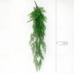 Green Plant Persian Leaf Wall Hanging Wedding Bar Restaurant Wall Decoration Materials Simulation Hanging Plants,Fake Flowers For Wedding Arch Garden Wall Home Party Decoration