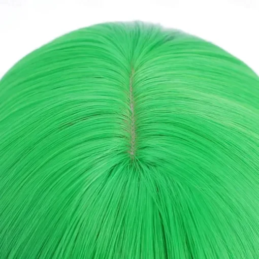 Green Wigs for Women 12'' Short Green Bob Wig with Bangs Natural Soft Green Wig for St Patricks Day Party BU239LGR Halloween Wigs St.Patrick's Day Wigs