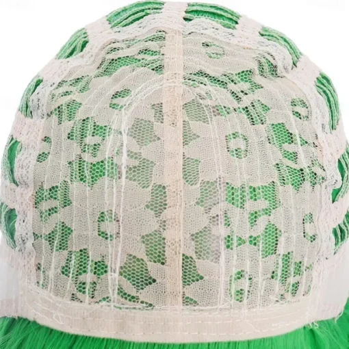 Green Wigs for Women 12'' Short Green Bob Wig with Bangs Natural Soft Green Wig for St Patricks Day Party BU239LGR Halloween Wigs St.Patrick's Day Wigs