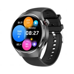 GT4 Pro Smart Watch 1.54“ AMOLED HD Screen Sport Bluetooth Call NFC Compass GPS Men Women Business Waterproof Smartwatch Activity Tracker Compatible with Android iOS