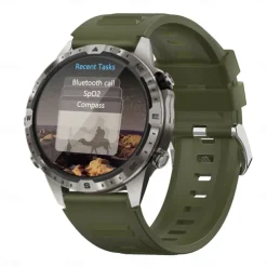 GT45 Smart Watch Men Bluetooth Call Outdoor Sports Voice Assistant Compass Health Monitoring Fitness Tracker Smartwatch