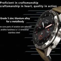 GT45 Smart Watch Men Bluetooth Call Outdoor Sports Voice Assistant Compass Health Monitoring Fitness Tracker Smartwatch