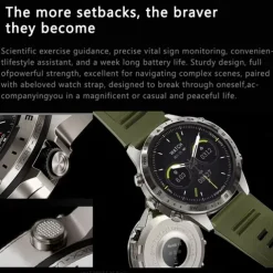 GT45 Smart Watch Men Bluetooth Call Outdoor Sports Voice Assistant Compass Health Monitoring Fitness Tracker Smartwatch