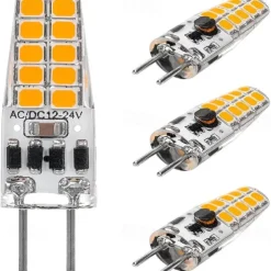 GY6.35 LED Bulb AC/DC 12V-24V 3W for Closet Under Cabinet Ceiling Table Pendant Chandelier Accent Lights