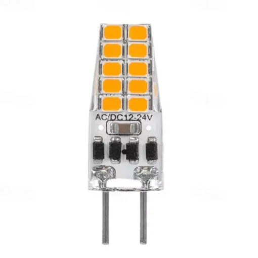 GY6.35 LED Bulb AC/DC 12V-24V 3W for Closet Under Cabinet Ceiling Table Pendant Chandelier Accent Lights