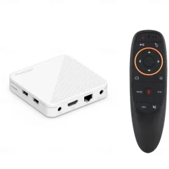 H96 Max H313 Android 14 4K Smart TV Box HD Original Cheapest Android 14 ATV Version Bluetooth Voice Remote WIFI 6 60fps Set Top Box