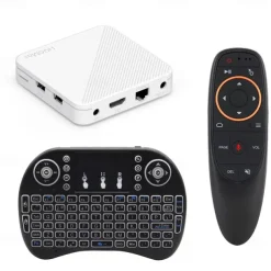 H96 Max H313 Android 14 4K Smart TV Box HD Original Cheapest Android 14 ATV Version Bluetooth Voice Remote WIFI 6 60fps Set Top Box