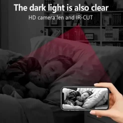 H6 Mini WiFi Camera 1080P HD Wireless Smart Home Device Cam Invisible Night Vision Motion Detection Remote Monitor Recorder