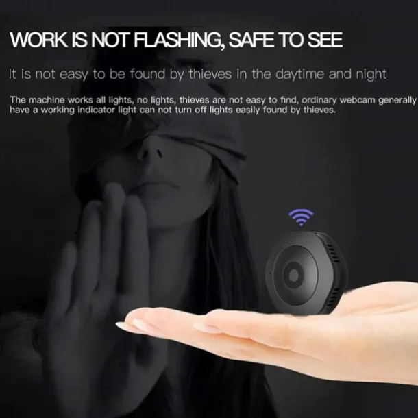 H6 Mini WiFi Camera 1080P HD Wireless Smart Home Device Cam Invisible Night Vision Motion Detection Remote Monitor Recorder