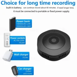 H6 Mini WiFi Camera 1080P HD Wireless Smart Home Device Cam Invisible Night Vision Motion Detection Remote Monitor Recorder