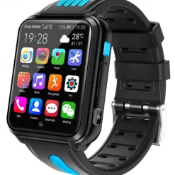 H1 Smart Watch 1.54 inch Smartwatch Fitness Running Watch Bluetooth 4G Pedometer Alarm Clock Calendar Compatible with Android iOS Kid's Women GPS with Camera IP 67 31mm Watch Case