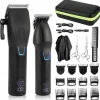 Hair Clipper And Hair Trimmer Kit Professional Hair Clippers For Men Cordless Barber Clippers Machine Rechargeable Outliner Trimmer Mens Beard Trimmer Electric Hair Cutting Grooming Kit