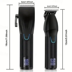 Hair Clipper And Hair Trimmer Kit Professional Hair Clippers For Men Cordless Barber Clippers Machine Rechargeable Outliner Trimmer Mens Beard Trimmer Electric Hair Cutting Grooming Kit