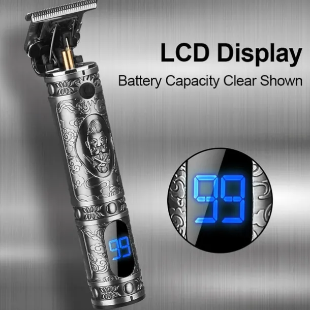 Hair Clippers For Men Hair Trimmer Zero Gapped Cordless Professional Haircut & Grooming Kit for Men Rechargeable LED Display