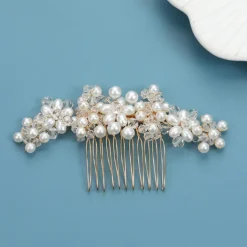 Hair Combs Headdress Headpiece Alloy Wedding Special Occasion Wedding Bridal With Imitation Pearl Crystals / Rhinestones Headpiece Headwear