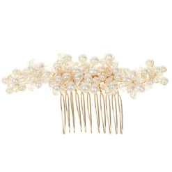 Hair Combs Headdress Headpiece Alloy Wedding Special Occasion Wedding Bridal With Imitation Pearl Crystals / Rhinestones Headpiece Headwear