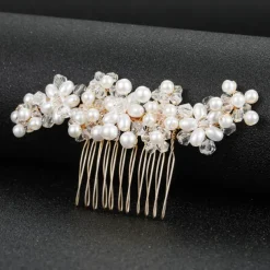 Hair Combs Headdress Headpiece Alloy Wedding Special Occasion Wedding Bridal With Imitation Pearl Crystals / Rhinestones Headpiece Headwear