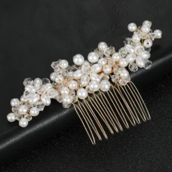 Hair Combs Headdress Headpiece Alloy Wedding Special Occasion Wedding Bridal With Imitation Pearl Crystals / Rhinestones Headpiece Headwear