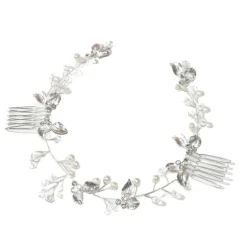 Hair Combs Headdress Headpiece Alloy Wedding Special Occasion Wedding Bridal With Imitation Pearl Crystals / Rhinestones Headpiece Headwear dress to impress