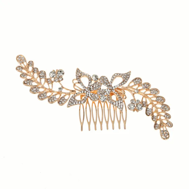 Hair Combs Headdress Headpiece Alloy Wedding Special Occasion Wedding Bridal With Crystals / Rhinestones Headpiece Headwear