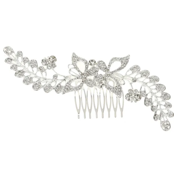 Hair Combs Headdress Headpiece Alloy Wedding Special Occasion Wedding Bridal With Crystals / Rhinestones Headpiece Headwear