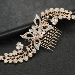 Hair Combs Headdress Headpiece Alloy Wedding Special Occasion Wedding Bridal With Crystals / Rhinestones Headpiece Headwear
