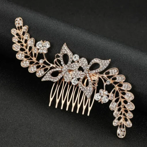 Hair Combs Headdress Headpiece Alloy Wedding Special Occasion Wedding Bridal With Crystals / Rhinestones Headpiece Headwear