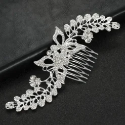 Hair Combs Headdress Headpiece Alloy Wedding Special Occasion Wedding Bridal With Crystals / Rhinestones Headpiece Headwear
