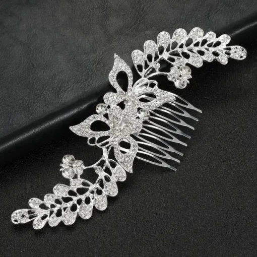 Hair Combs Headdress Headpiece Alloy Wedding Special Occasion Wedding Bridal With Crystals / Rhinestones Headpiece Headwear