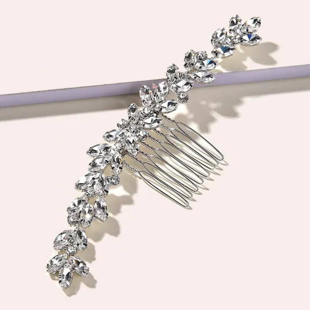 Hair Combs Headdress Headpiece Alloy Wedding Special Occasion Wedding Bridal With Crystals / Rhinestones Headpiece Headwear