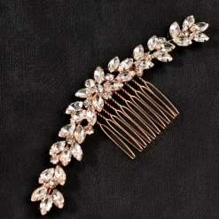 Hair Combs Headdress Headpiece Alloy Wedding Special Occasion Wedding Bridal With Crystals / Rhinestones Headpiece Headwear