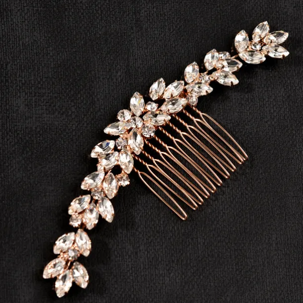 Hair Combs Headdress Headpiece Alloy Wedding Special Occasion Wedding Bridal With Crystals / Rhinestones Headpiece Headwear