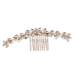 Hair Combs Headdress Headpiece Alloy Wedding Special Occasion Wedding Bridal With Crystals / Rhinestones Headpiece Headwear