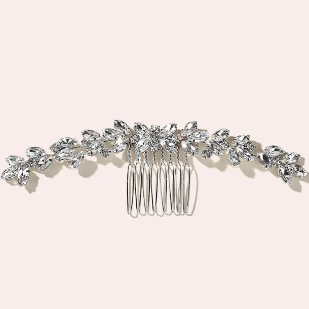 Hair Combs Headdress Headpiece Alloy Wedding Special Occasion Wedding Bridal With Crystals / Rhinestones Headpiece Headwear