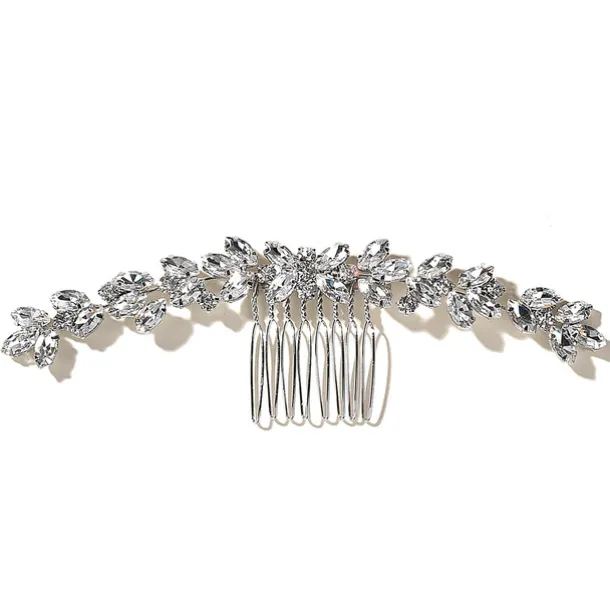 Hair Combs Headdress Headpiece Alloy Wedding Special Occasion Wedding Bridal With Crystals / Rhinestones Headpiece Headwear