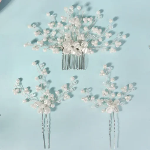 Hair Combs Headpiece Imitation Pearl Alloy Wedding Cocktail Elegant Luxury With Faux Pearl Pure Color Headpiece Headwear